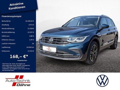 Usado VW Tiguan Active 150 HP (110 kW) 2022 Azul SUV