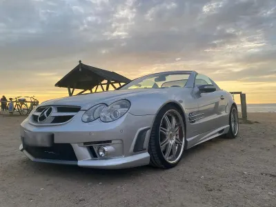 Gebraucht Mercedes SL350 AMG 272 PS (200 kW) 2007 Silber Cabrio