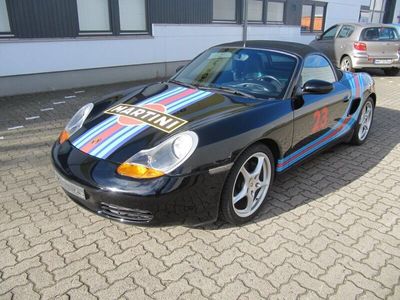 gebraucht Porsche Boxster Cabrio 2.7L 10/1999 108877km Martini Beschriftung