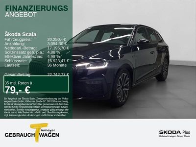 Gebraucht Skoda Scala Tour 150 PS (110 kW) 2025 Blackmagic perleffekt Kleinwagen