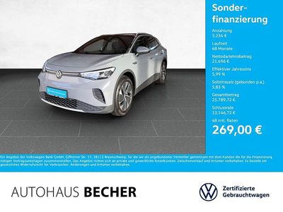 Grau Gebraucht 2021 VW ID.4 Pro Performance SUV | 26.930 € (Fairer Preis)