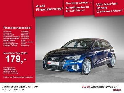 Usata Audi A3 Advanced 116 CV (85 kW) 2021 Blu Berlina