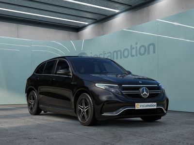 gebraucht Mercedes EQC400 4M AMG DISTR SPUR 360 AHK PDC SHD SHZ