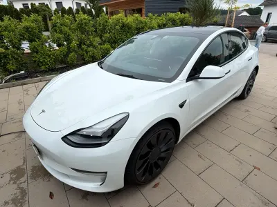 Gebraucht Tesla Model 3 Performance 377 kW (513 PS) 2021 Weiß Limousine