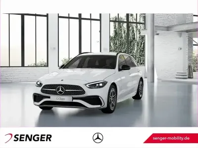 Brugt Mercedes C180 AMG 170 HK (125 kW) 2025 Hvid Stationcar