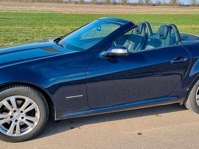 Gebraucht Mercedes SLK200 163 PS (119 kW) 2007 Blau Cabrio