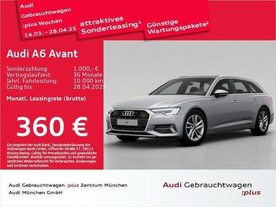 Gebraucht Audi A6 Advanced Plus 265 PS (194 kW) 2024 Florettsilber metallic Kombi