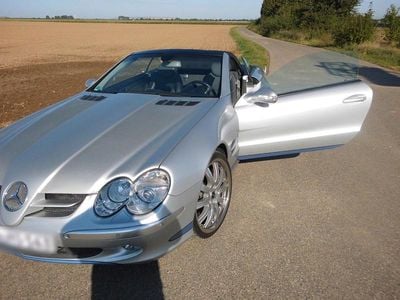 Usata Mercedes SL350 245 CV (180 kW) 2003 Argento Cabrio