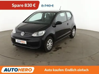 Gebraucht VW up! move up! 60 PS (44 kW) 2018 Schwarz Kleinwagen