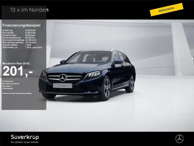 Gebraucht Mercedes C220 Avantgarde 194 PS (142 kW) 2020 Blau Limousine