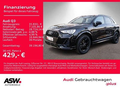 Mythosschwarz metallic Gebraucht 2023 Audi Q3 S-Line SUV | 35.830 € (Fairer Preis)