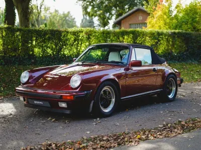 Gebraucht Porsche 911 Carrera Cabriolet 207 PS (152 kW) 1985 Rot Cabrio