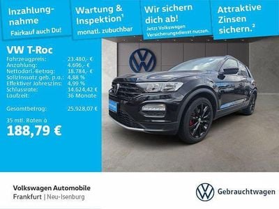 Second-hand VW T-Roc Sportline 190 CP (139 kW) 2020 Negru SUV