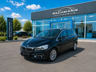 Gebraucht BMW 218 Gran Tourer Luxury Line 150 PS (110 kW) 2015 Schwarz Van / Kleinbus