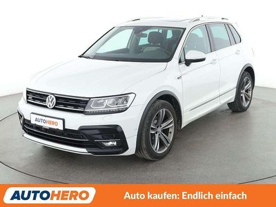 Pure white Gebraucht 2018 VW Tiguan Highline SUV | 21.800 € (Etwas zu teuer)