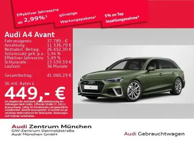Gebraucht Audi A4 S-Line 204 PS (150 kW) 2024 Distriktgrün metallic Kombi