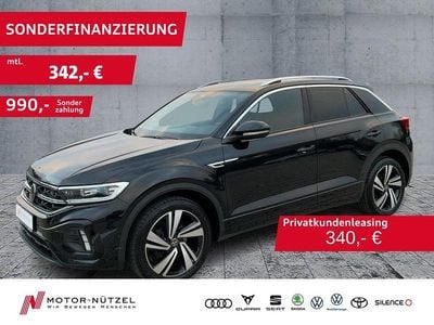 Gebraucht VW T-Roc R-line 150 PS (110 kW) 2022 Deep black perleffekt SUV