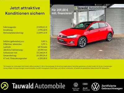 Używany VW Polo Highline 116 KM (85 kW) 2020 Czerwony Sedan/Limuzyna