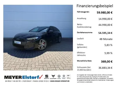 Neu Audi A5 S-Line 204 PS (150 kW) 2026 Schwarz Kombi