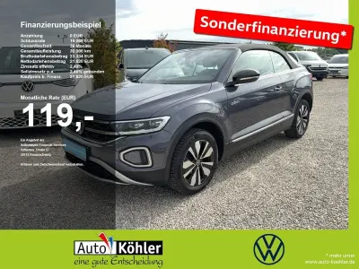 Gebraucht VW T-Roc Cabriolet Goal 116 PS (85 kW) 2025 Rauchgrau metallic Cabrio