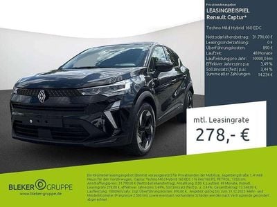 Second-hand Renault Captur Techno 158 CP (116 kW) 2025 Negru SUV
