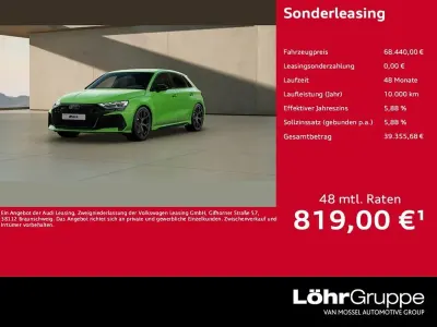 Neu Audi RS3 Sport 400 PS (294 kW) 2026 Kyalamigrün Limousine