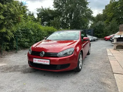 Gebraucht VW Golf Cabriolet 105 PS (77 kW) 2012 Rot Cabrio