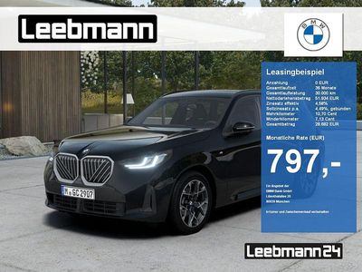 Schwarz Neu 2025 BMW X3 M Sport SUV | 62.950 € (Guter Preis)
