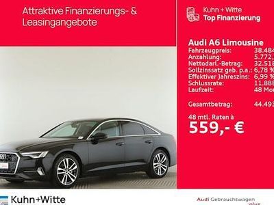 Schwarz Gebraucht 2024 Audi A6 Advanced Plus Limousine | 37.889 € (Guter Preis)