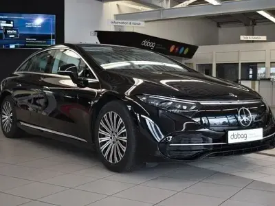 Gebraucht Mercedes EQS450+ 244 kW (333 PS) 2022 Schwarz Limousine