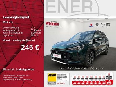 Neu MG ZS Luxury 197 PS (144 kW) 2025 Emerald green Limousine