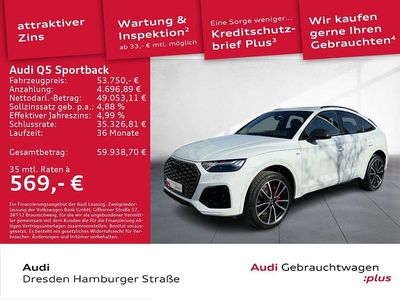 Gebraucht Audi Q5 Sportback S-Line 204 PS (150 kW) 2025 Weiß SUV