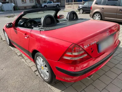 Gebraucht Mercedes SLK200 163 PS (119 kW) 2001 Rot Cabrio
