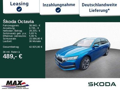 Nuova Skoda Octavia 150 CV (110 kW) 2026 Blu Station wagon