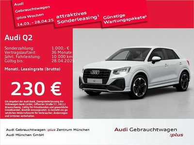 Gebraucht Audi Q2 S-Line 116 PS (85 kW) 2024 Gletscherweiß metallic SUV