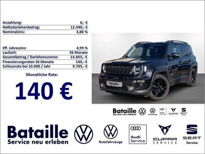 Gebraucht Jeep Renegade Limited 120 PS (88 kW) 2020 Schwarz SUV