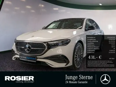 Używany Mercedes E300 AMG 313 KM (230 kW) 2024 Biały Sedan/Limuzyna