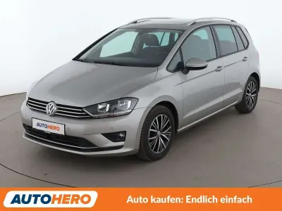 Gebraucht VW Golf Sportsvan Allstar 125 PS (91 kW) 2016 Tungsten silver Van / Kleinbus