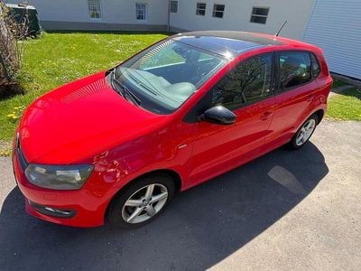 Begagnad VW Polo Match 69 HK (50 kW) 2012 Röd Halvkombi