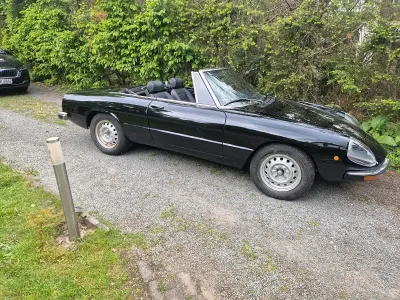 Gebraucht Alfa Romeo Spider 95 PS (69 kW) 1977 Schwarz Cabrio