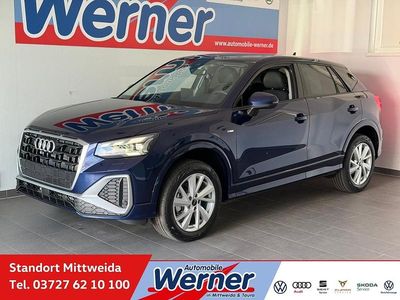 Ny Audi Q2 S-Line 150 HK (110 kW) 2026 Blå SUV