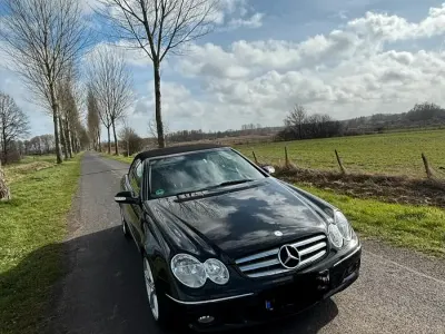 Brugt Mercedes CLK200 184 HK (135 kW) 2008 Sort Cabriolet