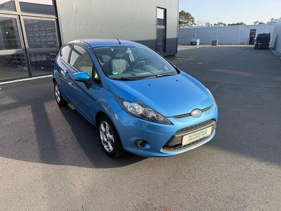Gebraucht Ford Fiesta Trend 82 PS (60 kW) 2009 Blau Kleinwagen