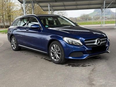 Gebraucht Mercedes C220 Avantgarde 170 PS (125 kW) 2016 Blau Kombi