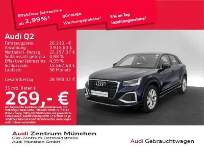 Używany Audi Q2 Advanced 150 KM (110 kW) 2023 Niebieski SUV