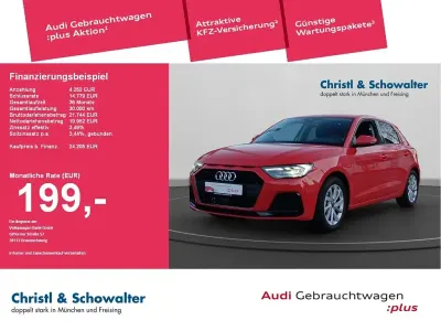 Gebraucht Audi A1 Sportback Advanced 95 PS (69 kW) 2024 Progressivrot metallic Kleinwagen
