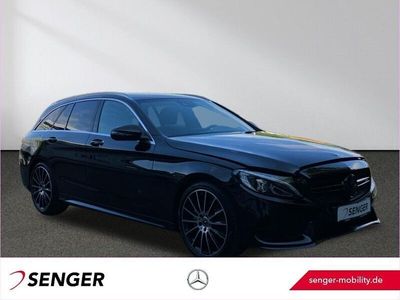 Schwarz Gebraucht 2018 Mercedes C180 AMG line Kombi | 23.450 € (Teuer)