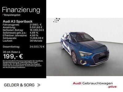 Gebraucht Audi A3 S-Line 204 PS (150 kW) 2020 Blau Limousine