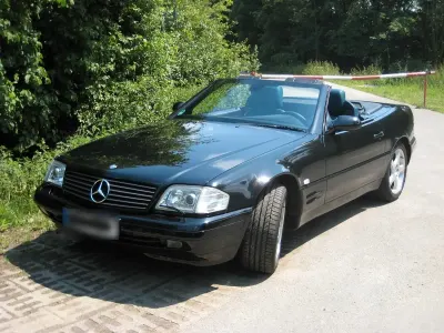 Gebraucht Mercedes SL280 204 PS (150 kW) 1998 Schwarz Cabrio