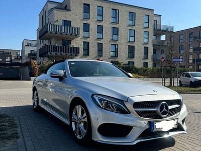 Usata Mercedes C220 AMG Edition 1 170 CV (125 kW) 2017 Argento Cabrio